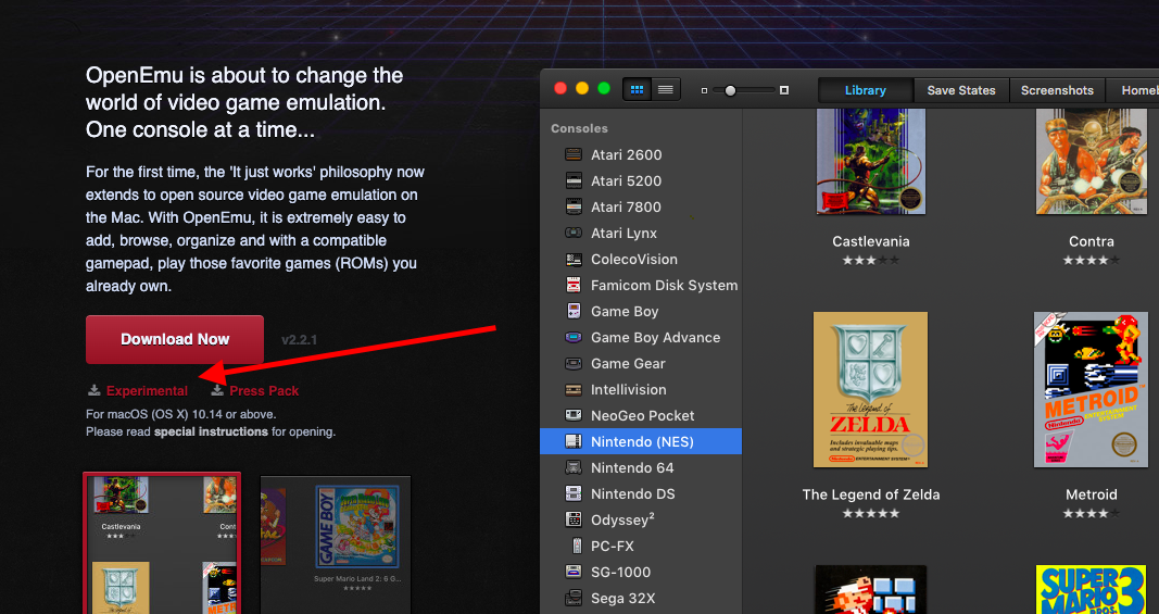 save a game in ds emulator mac